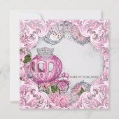 Royal Princess Baby Girl Shower Kaart (Achterkant)