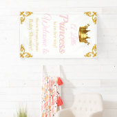 Royal Princess Baby shower Banner (Insitu)