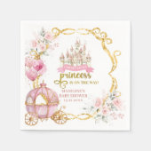 Royal Princess Baby shower Papieren servetten (Voorkant)