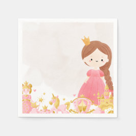 Royal Princess Birthday Party Servet