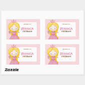 Royal Princess Book Label / Gift Label Sticker (Vel)