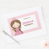 Royal Princess Book Label / Gift Label Sticker (Envelop)