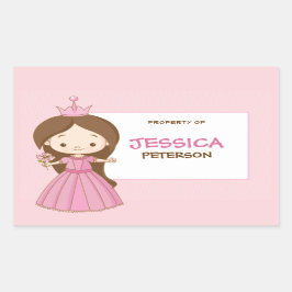 Royal Princess Book Label / Gift Label Sticker
