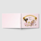 Royal Princess Castle Carriage Pink Gold Girl Gastenboek (Volledig)