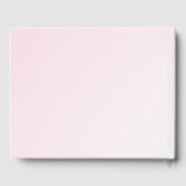 Royal Princess Castle Carriage Pink Gold Girl Gastenboek (Achterkant)