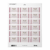 Royal Princess Crown Baby Matching Address Label (Full Sheet)