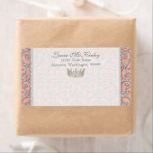 Royal Princess Crown Baby Matching Address Label (Insitu)