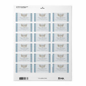 Royal Princess Crown Baby Matching Address Label (Full Sheet)