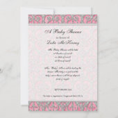 Royal Princess Crown Baby shower Kaart (Achterkant)