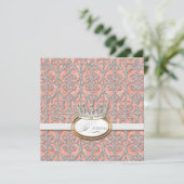 Royal Princess Crown Baby shower Kaart (Staand voorkant)