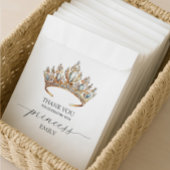 Royal Princess Crown Girl Verjaardagsfeestje Bedankzakje