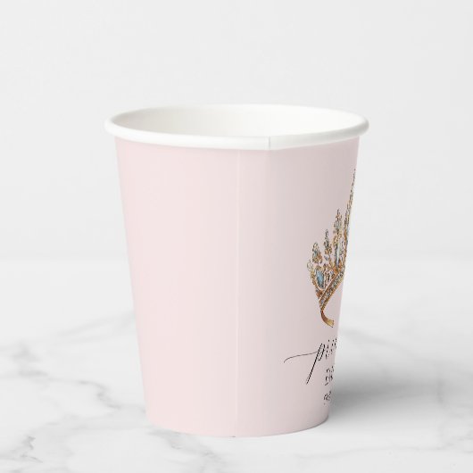 Royal Princess Crown Girl Verjaardagsfeestje Papieren Bekers (Rechts)