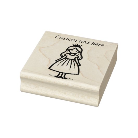 Royal Princess Customizable Rubber Stamp Rubberstempel (Stempel)