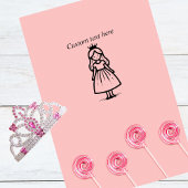 Royal Princess Customizable Rubber Stamp Rubberstempel