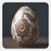 Royal Princess Easter Egg Vierkante Sticker (Voorkant)