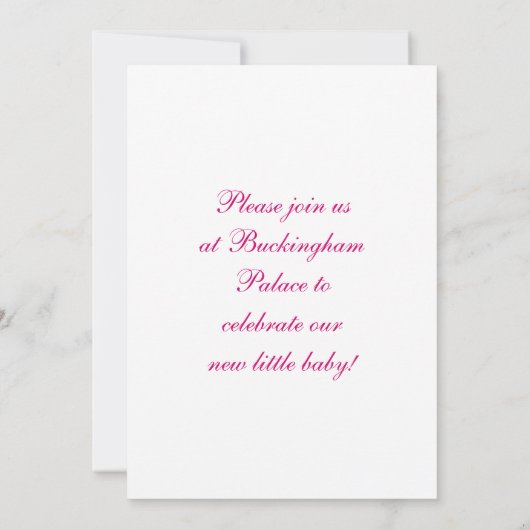 Royal Princess Kaart (Achterkant)