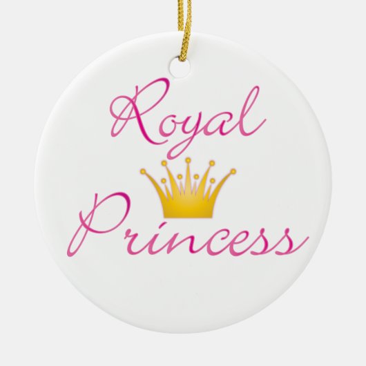 Royal Princess Keramisch Ornament (Voorkant)