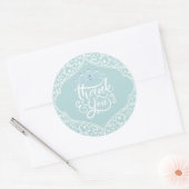 Royal Princess Party Dank u Ronde Sticker (Envelop)