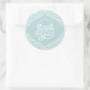 Royal Princess Party Dank u Ronde Sticker
