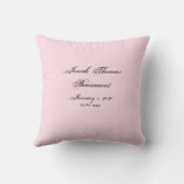 Royal Princess Pink Baby Girl Keepomwille Pillow Kussen (Achterkant)