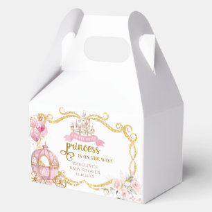 Royal Princess Pink Carriage Baby Favoriet Box Bedankdoosjes