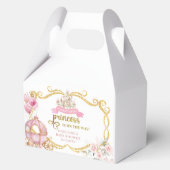 Royal Princess Pink Carriage Baby Favoriet Box Bedankdoosjes (Achterkant)