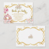 Royal Princess Pink Carriage Boeken voor Baby Informatiekaartje (Voorkant / Achterkant)