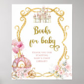 Royal Princess Pink Carriage Books voor Baby Poste Poster (Voorkant)