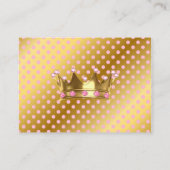 Royal Princess Pink Gold Crown Boek aanvragen Informatiekaartje (Achterkant)
