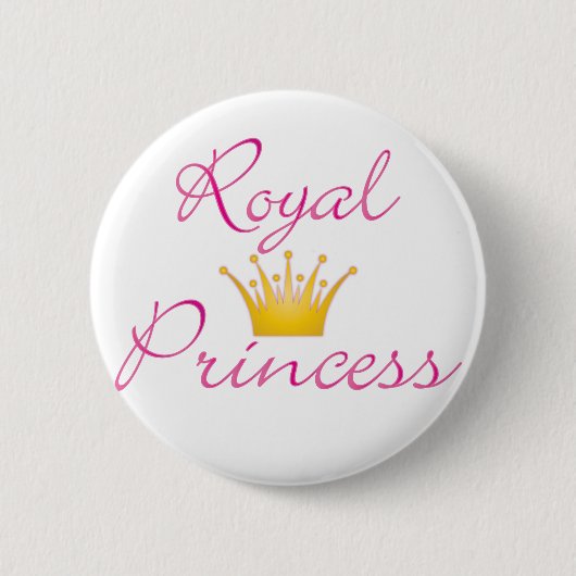 Royal Princess Ronde Button 5,7 Cm (Voorkant)