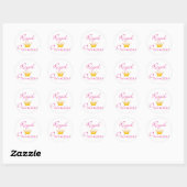 Royal Princess Ronde Sticker (Vel)