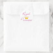 Royal Princess Ronde Sticker (Tas)