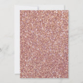 Royal Princess Roos Gouden Glitter Aqeeqah | Aqiqa Kaart (Achterkant)