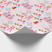 Royal Princess verjaardagsfeestje Cadeaupapier (Hoek)