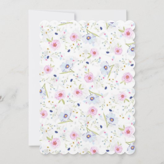 Royal Princess verjaardagsfeestje uitnodigen Kaart (Achterkant)