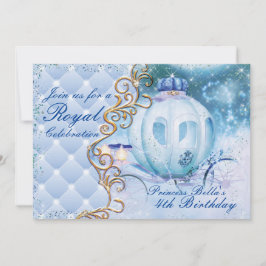 Royal Princess verjaardagsfeestje uitnodigingen