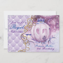 Royal Princess verjaardagsfeestje uitnodigingen