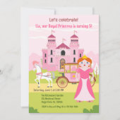 Royal Princess verjaardagsfeestje voor meisjes Kaart (Voorkant)