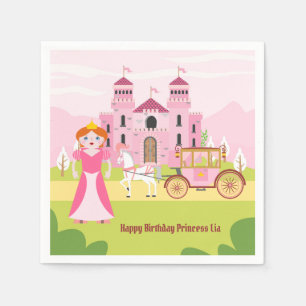 Royal Princess verjaardagsfeestje voor meisjes Servet