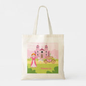 Royal Princess verjaardagsfeestje voor meisjes Tote Bag (Achterkant)