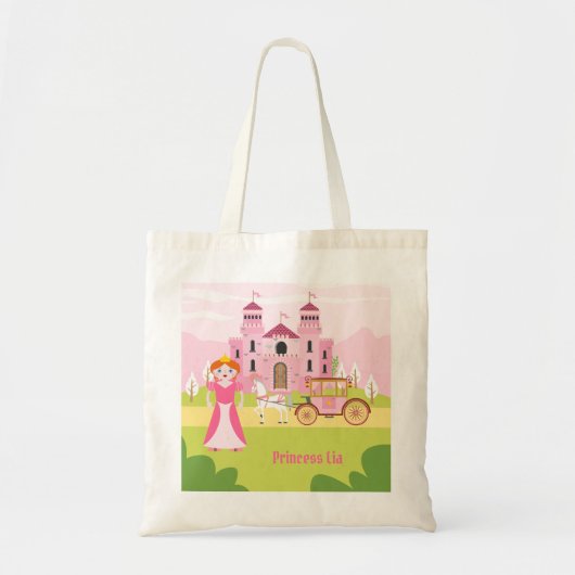 Royal Princess verjaardagsfeestje voor meisjes Tote Bag (Voorkant)