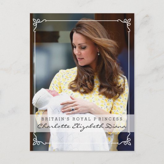 Royal Princess - William & Kate Briefkaart (Voorkant)