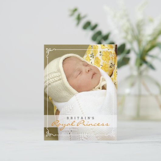 Royal Princess - William & Kate Briefkaart (Staand voorkant)