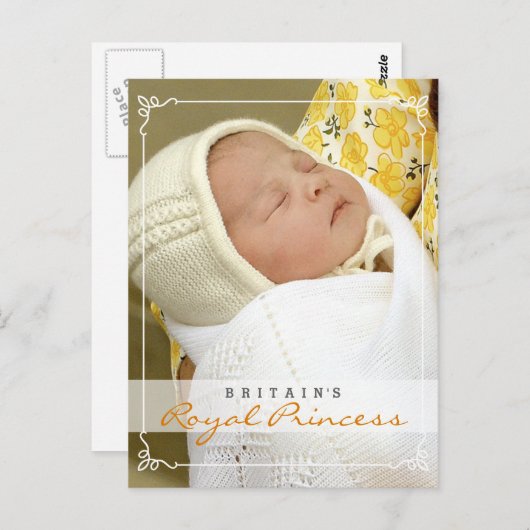 Royal Princess - William & Kate Briefkaart (Voorkant / Achterkant)