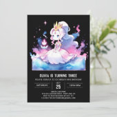 Royal Printable Prinses Verjaardag Kaart (Staand voorkant)