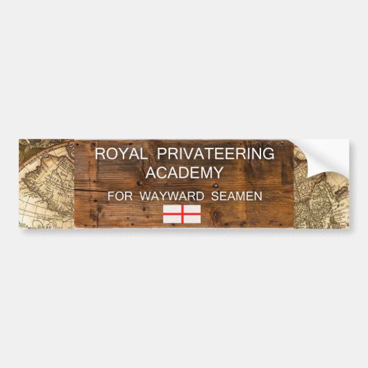 Royal Privateering Academy OFMD Bumpersticker (Voorkant)
