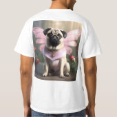 Royal Pug: De Prinses Sprookje van Betoverde Rijke T-shirt (Achterkant)