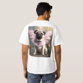 Royal Pug: De Prinses Sprookje van Betoverde Rijke T-shirt (Achterkant volledig)