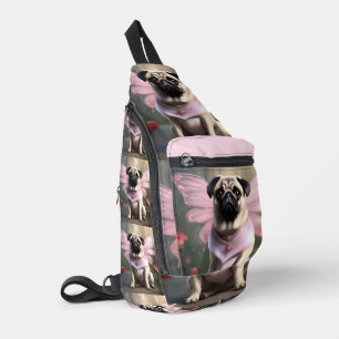 Royal Pug: De Prinsesfee van de Betoverde Rijken Sling Bag
