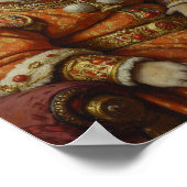 Royal Pug Portrait Poster (Hoek)